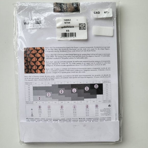 NEW! Wolford Annie Tights XS - Picture 3 of 7